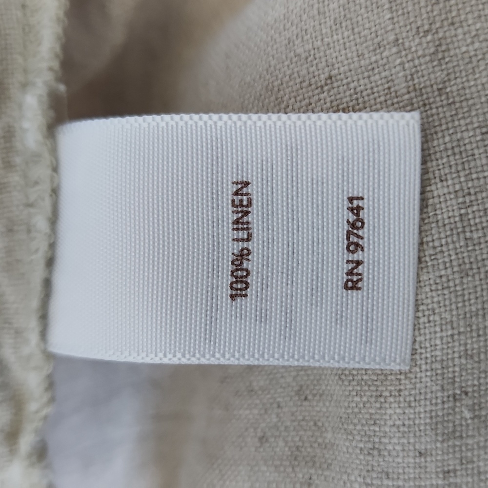 J. JILL LOVE LINEN Flat Front Chino 100% Linen Shorts - Picture 5 of 9